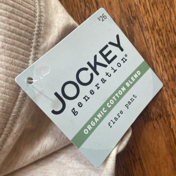NWT Jockey Organic Cotton Blend Flare Pant Women’s Size Small in Oatmeal Heather - Picture 7 of 8